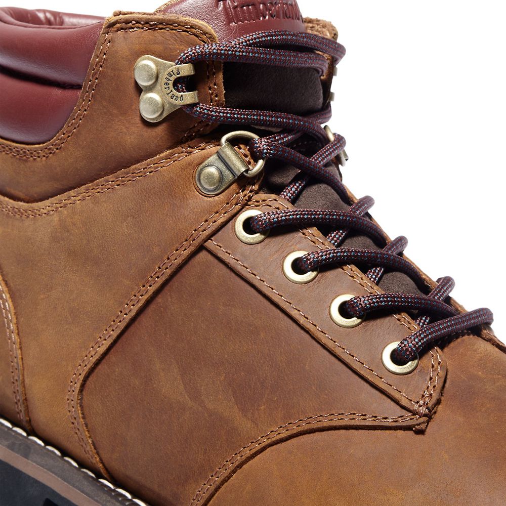 Botas de Montaña Timberland Argentina Hombre - Redwood Falls Waterproof Mid - Marrones - HECYQW-462